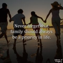 Family Should Always Be A Priority