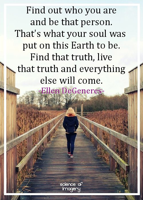 Be Yourself And Life Will Be Better Science Of Imagery